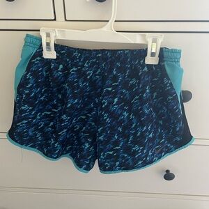 Nike Blue Patterned Women's Shorts